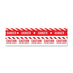 Yellow Black Warning Line Sticker Bumper (100 Pack)