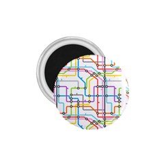 Tube Map Seamless Pattern 1 75  Magnets by Jancukart