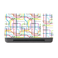 Tube Map Seamless Pattern Memory Card Reader With Cf