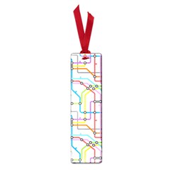 Tube Map Seamless Pattern Small Book Marks