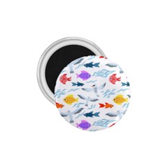 Animal Fish Bird Animals Ocean Pattern 1 75  Magnets