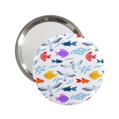 Animal Fish Bird Animals Ocean Pattern 2 25  Handbag Mirrors by Jancukart