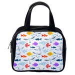 Animal Fish Bird Animals Ocean Pattern Classic Handbag (One Side) Front