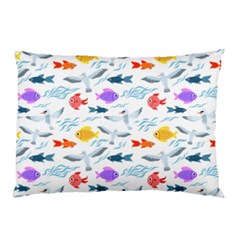 Animal Fish Bird Animals Ocean Pattern Pillow Case