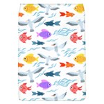 Animal Fish Bird Animals Ocean Pattern Removable Flap Cover (L) Front