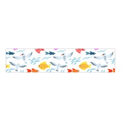 Animal Fish Bird Animals Ocean Pattern Velvet Scrunchie