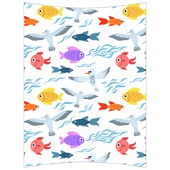 Animal Fish Bird Animals Ocean Pattern Back Support Cushion