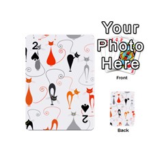 Cartoon Cat Seamless Pattern Graphic Playing Cards 54 Designs (mini)