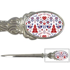 Scandinavian Folk Seamless Pattern Letter Opener