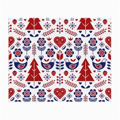 Scandinavian Folk Seamless Pattern Small Glasses Cloth