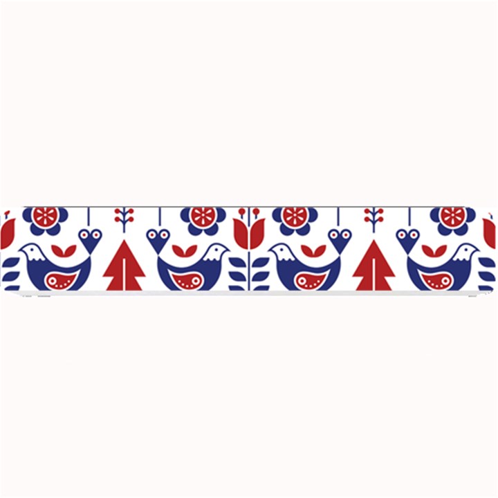 Scandinavian Folk Seamless Pattern Small Bar Mat