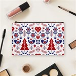 Scandinavian Folk Seamless Pattern Cosmetic Bag (Medium) Front