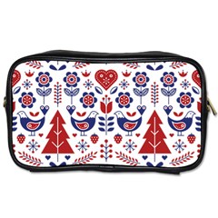 Scandinavian Folk Seamless Pattern Toiletries Bag (one Side)