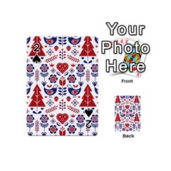 Scandinavian Folk Seamless Pattern Playing Cards 54 Designs (mini)