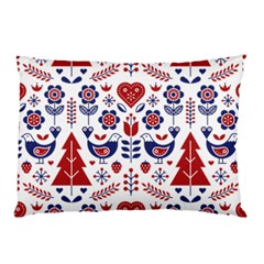 Scandinavian Folk Seamless Pattern Pillow Case (Two Sides)