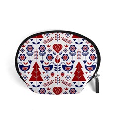 Scandinavian Folk Seamless Pattern Accessory Pouch (small)