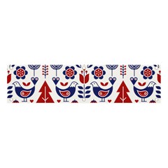 Scandinavian Folk Seamless Pattern Banner and Sign 4  x 1 