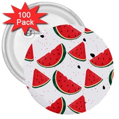 Watermelon Seamless Pattern 3  Buttons (100 Pack) 