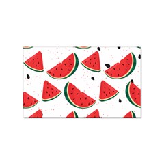 Watermelon Seamless Pattern Sticker (rectangular)