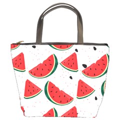 Watermelon Seamless Pattern Bucket Bag