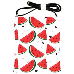 Watermelon Seamless Pattern Shoulder Sling Bag