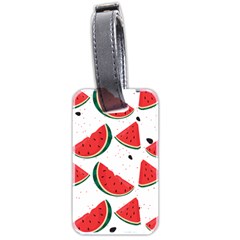 Watermelon Seamless Pattern Luggage Tag (two Sides)