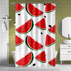 Watermelon Seamless Pattern Shower Curtain 48  X 72  (small)  by Jancukart