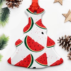 Watermelon Seamless Pattern Ornament (christmas Tree) 