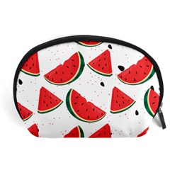 Watermelon Seamless Pattern Accessory Pouch (large)