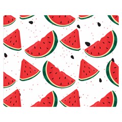 Watermelon Seamless Pattern Double Sided Flano Blanket (medium) 