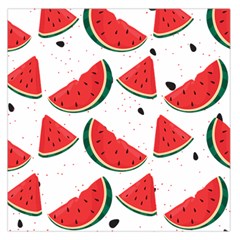 Watermelon Seamless Pattern Square Satin Scarf (36  X 36 )