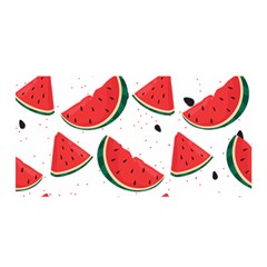 Watermelon Seamless Pattern Satin Wrap 35  X 70 