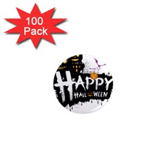 Happy Halloween 1  Mini Magnets (100 Pack) 