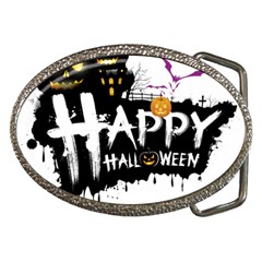 Happy Halloween Belt Buckles