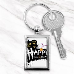 Happy Halloween Key Chain (rectangle) by Jancukart