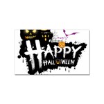 Happy Halloween Sticker (Rectangular) Front