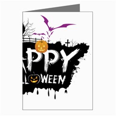 Happy Halloween Greeting Cards (pkg Of 8) by Jancukart