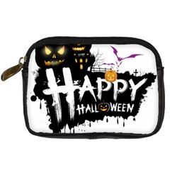 Happy Halloween Digital Camera Leather Case by Jancukart