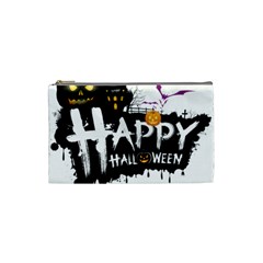 Happy Halloween Cosmetic Bag (small) by Jancukart