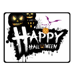 Happy Halloween Double Sided Fleece Blanket (small) 