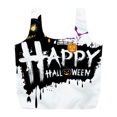 Happy Halloween Full Print Recycle Bag (l) by Jancukart