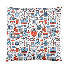 Medical Icons Square Seamless Pattern Standard Cushion Case (one Side) by Jancukart