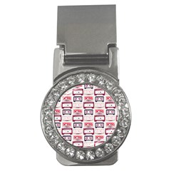 Cassettes Seamless Pattern Money Clips (cz) 