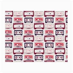 Cassettes Seamless Pattern Small Glasses Cloth