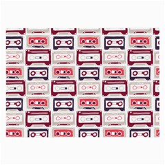 Cassettes Seamless Pattern Large Glasses Cloth