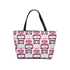 Cassettes Seamless Pattern Classic Shoulder Handbag