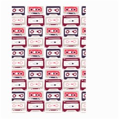 Cassettes Seamless Pattern Small Garden Flag (two Sides)