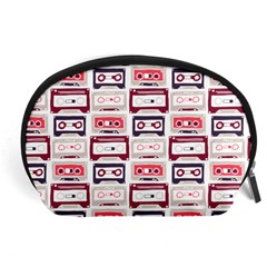 Cassettes Seamless Pattern Accessory Pouch (large)