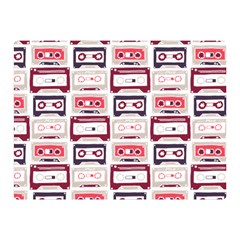 Cassettes Seamless Pattern Double Sided Flano Blanket (mini) 