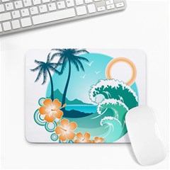 Paradise Heaven Holiday Beach Orange Ocean Small Mousepad